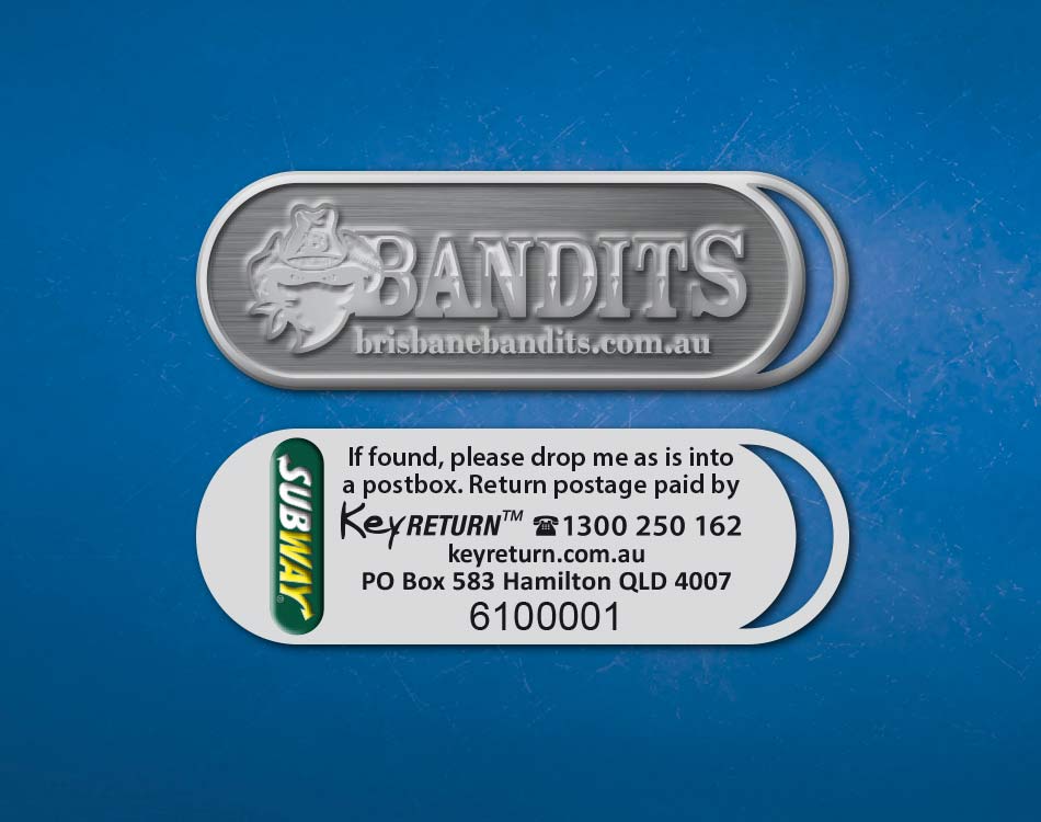 brisbane_bandit_front_back_branded_keyring_with_logo