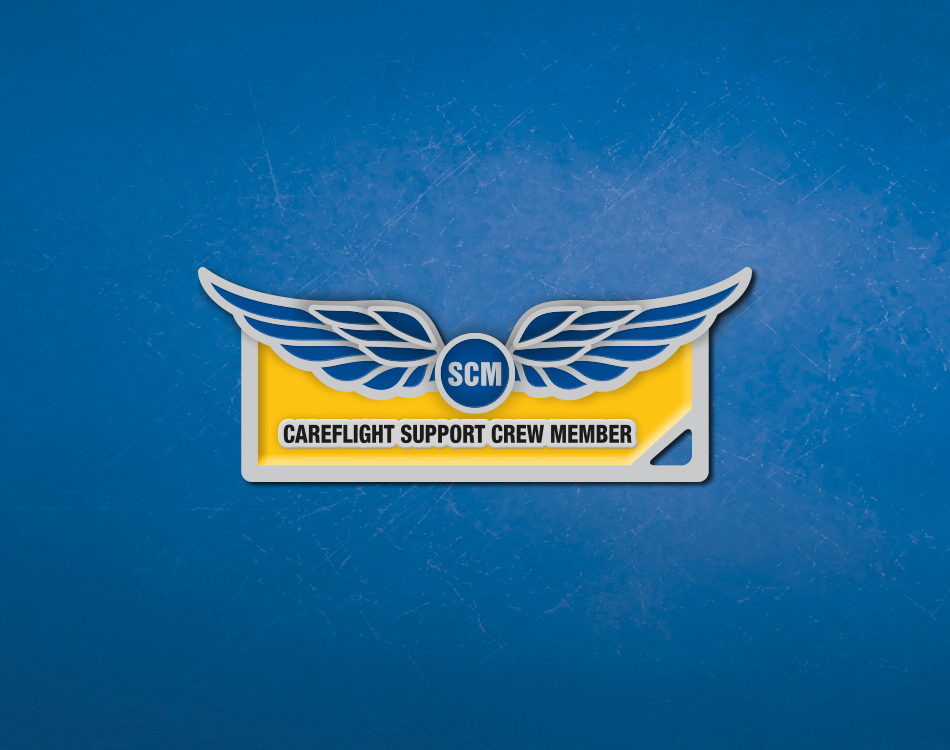 CareFlight branded keyring